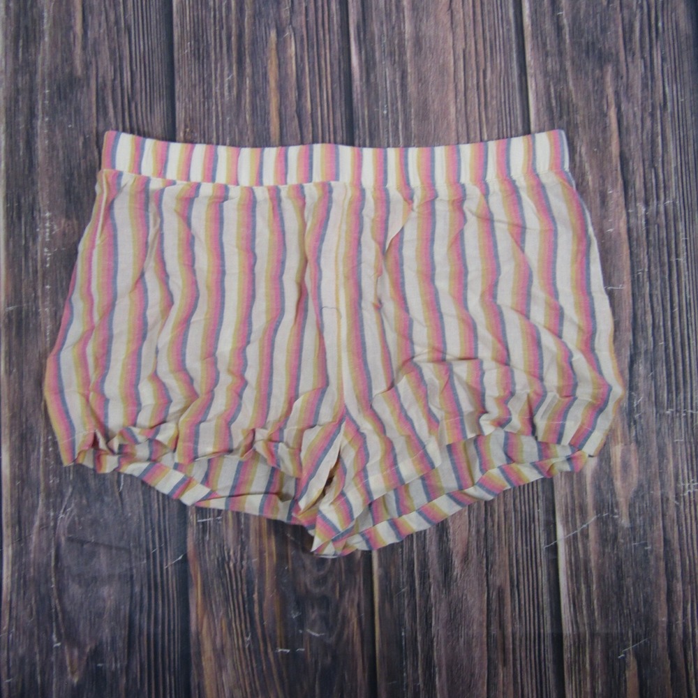Marine Layer NEW NWT Womens XL Retro Ombre Strip Doze PJ Pajama Shorts